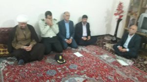دیدار امام جمعه شهرستان کارون و مسئولان با جانبازان این شهرستان