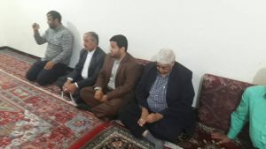 دیدار امام جمعه شهرستان کارون و مسئولان با جانبازان این شهرستان
