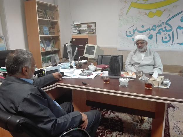 جلسه مسئول ستاد نماز جمعه با مدیر حوزه علمیه کارون