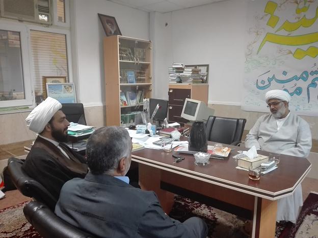جلسه مسئول ستاد نماز جمعه با مدیر حوزه علمیه کارون