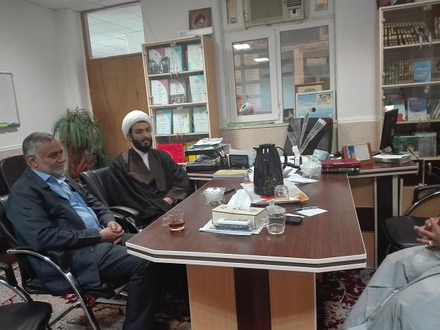 جلسه مسئول ستاد نماز جمعه با مدیر حوزه علمیه کارون