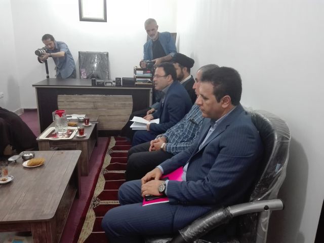 دیدار مسئولین بیناد مسکن استان با امام جمعه کارون