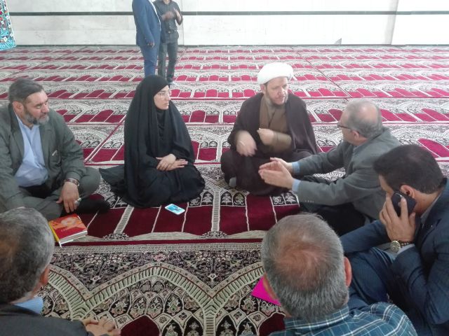 دیدار مدیرعامل شرکت آبفا کلانشهر اهواز با امام جمعه کارون