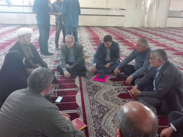 دیدار مدیرعامل شرکت آبفا کلانشهر اهواز با امام جمعه کارون