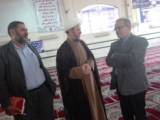 دیدار مدیرعامل شرکت آبفا کلانشهر اهواز با امام جمعه کارون