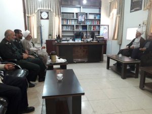 گزارس تصویری/دیدار امام جمعه کارون با مسئول نمایند ولی فقیه در سپاه استان