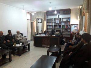 گزارس تصویری/دیدار امام جمعه کارون با مسئول نمایند ولی فقیه در سپاه استان