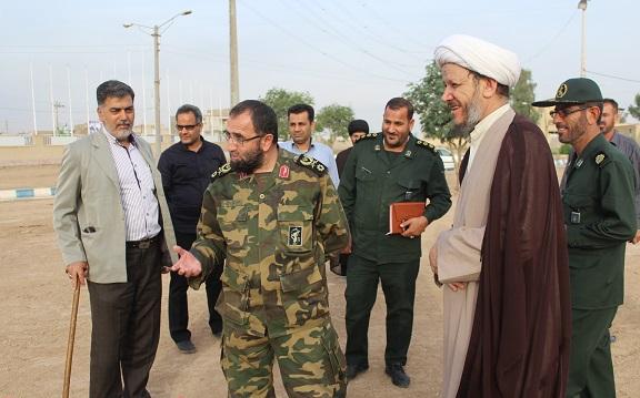 گزارش تصویری/بررسی و جانمایی تدفین سه شهید گمنام در شهرستان کارون