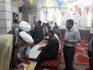 امام جمعه شهرستان کارون رأی خود را به صندوق انداخت