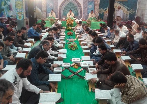 گزارش تصویری/مراسم باشکوه جمع خوانی قرآن در شهرستان کارون برگزار شد
