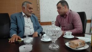 جلسه مسئول ستاد نمازجمعه کارون با بخشدار سویسه