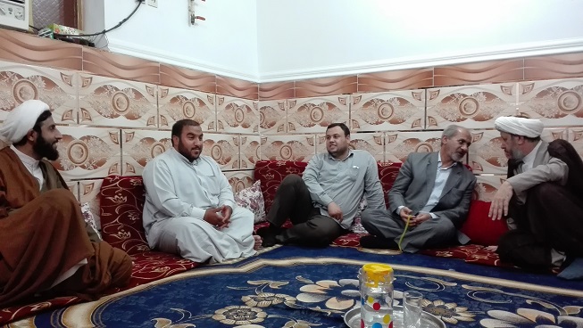 دیدار امام جمعه از اعضای ستاد نمازجمعه کارون به مناسبت عید فطر