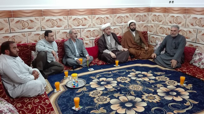 دیدار امام جمعه از اعضای ستاد نمازجمعه کارون به مناسبت عید فطر