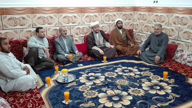 دیدار امام جمعه از اعضای ستاد نمازجمعه کارون به مناسبت عید فطر