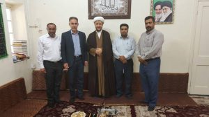 دیدار بخشدار مرکزی واعضای شورای روستا