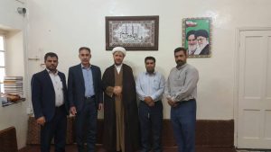 دیدار بخشدار مرکزی واعضای شورای روستا
