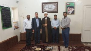 دیدار بخشدار مرکزی واعضای شورای روستا