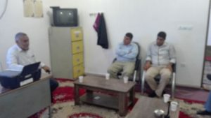 نشست مسئول ستاد نمازجمعه کارون با مسئولین خدمات شهرداری کوت عبدالله