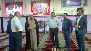 بازدید امام جمعه کارون از روند آماده سازی مکان هشتمین جشنواره بین المللی شعر رضوی