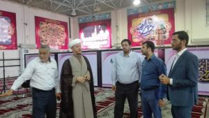 بازدید امام جمعه کارون از روند آماده سازی مکان هشتمین جشنواره بین المللی شعر رضوی