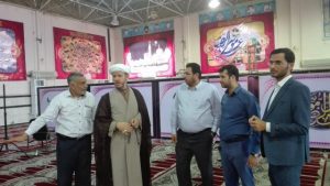 بازدید امام جمعه کارون از روند آماده سازی مکان هشتمین جشنواره بین المللی شعر رضوی