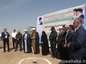 کلنگ زنی و آغاز عملیات ساخت قبرستان بقیع شهرستان کارون
