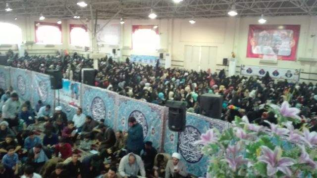 مراسم دعای عرفه در شهرستان کارون برگزار شد