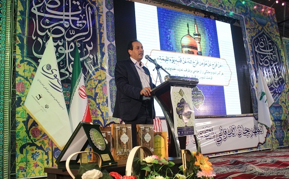 گزارش تصویری/افتتاحیه هشتمین جشنواره بین المللی شعر رضوی به زبان عربی در شهرستان کارون