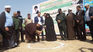 کلنگ زنی و آغاز عملیات ساخت قبرستان بقیع شهرستان کارون