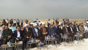 مراسم کلنگ زنی و آغاز عملیات اجرایی مدرسه حکیم فارابی روستای خضیریات