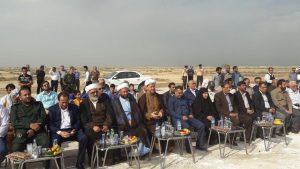 مراسم کلنگ زنی و آغاز عملیات اجرایی مدرسه حکیم فارابی روستای خضیریات