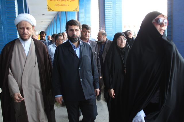تشییع پیکر شهید مدافع حرم سجاد باوی در شهرستان کارون