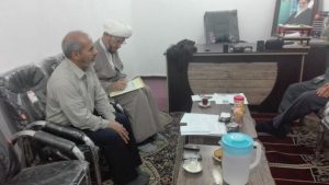 نشست امام جمعه کارون با مسئولین دفتر و ستاد نمازجمعه