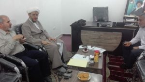 نشست امام جمعه کارون با مسئولین دفتر و ستاد نمازجمعه