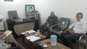 نشست امام جمعه کارون با مسئولین دفتر و ستاد نمازجمعه