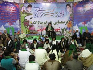 گزارش تصویری/سومین گردهمایی بزرگ سادات شهرستان کارون