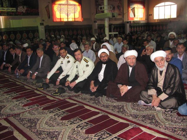 مراسم چهلمین روز شهادت سجاد باوی در شهرستان کارون برگزار شد