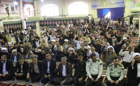 مراسم چهلمین روز شهادت سجاد باوی در شهرستان کارون برگزار شد