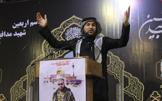 مراسم چهلمین روز شهادت سجاد باوی در شهرستان کارون برگزار شد