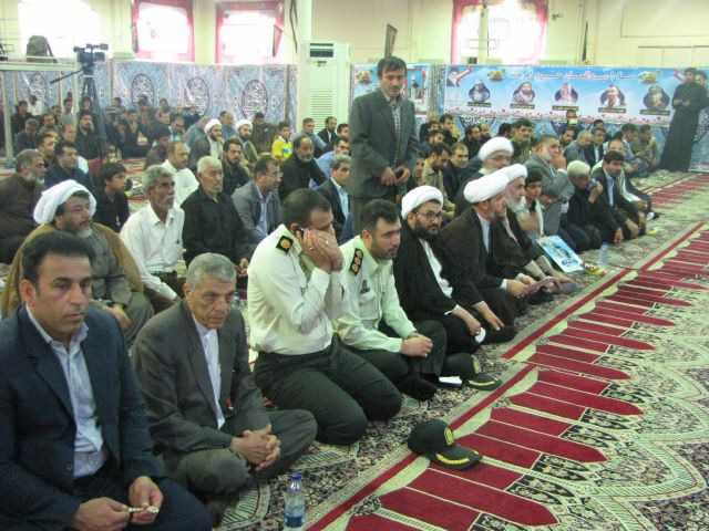 مراسم چهلمین روز شهادت سجاد باوی در شهرستان کارون برگزار شد