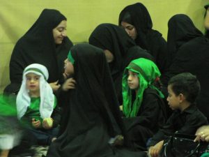 مراسم شیرخوارگان حسینی در مصلای کارن برگزار شد + تصاویر