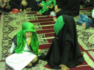 مراسم شیرخوارگان حسینی در مصلای کارن برگزار شد + تصاویر
