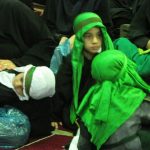 مراسم شیرخوارگان حسینی در مصلای کارن برگزار شد + تصاویر