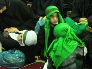 مراسم شیرخوارگان حسینی در مصلای کارن برگزار شد + تصاویر