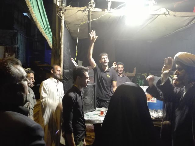 گزارش تصویری/بازدید امام جمعه کارون و مسئولین از مواکب شهرستان