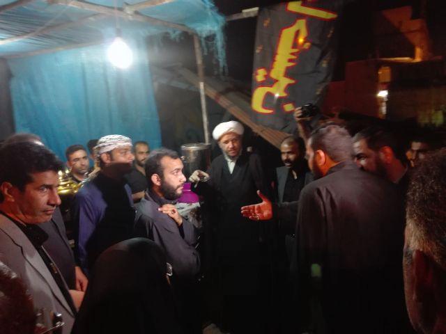 گزارش تصویری/بازدید امام جمعه کارون و مسئولین از مواکب شهرستان