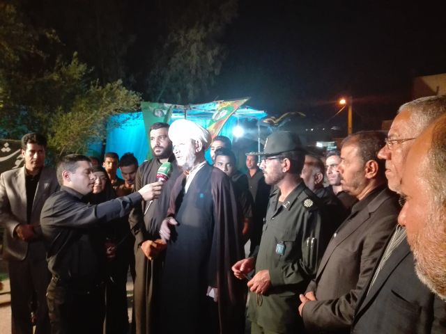 گزارش تصویری/بازدید امام جمعه کارون و مسئولین از مواکب شهرستان