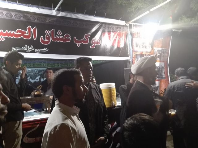گزارش تصویری/بازدید امام جمعه کارون و مسئولین از مواکب شهرستان