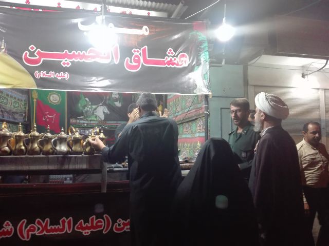 گزارش تصویری/بازدید امام جمعه کارون و مسئولین از مواکب شهرستان