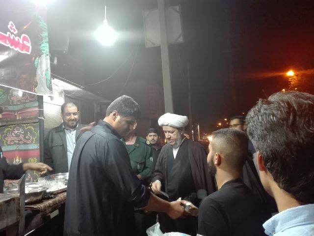گزارش تصویری/بازدید امام جمعه کارون و مسئولین از مواکب شهرستان